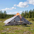 Tenda da backpacking Grigio e arancione 2 persone