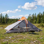 Tenda da backpacking Grigio e arancione 2 persone
