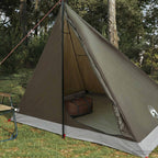 Tenda da backpacking Marrone e Grigio 4 persone