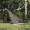 Tenda da backpacking Marrone e Grigio 4 persone