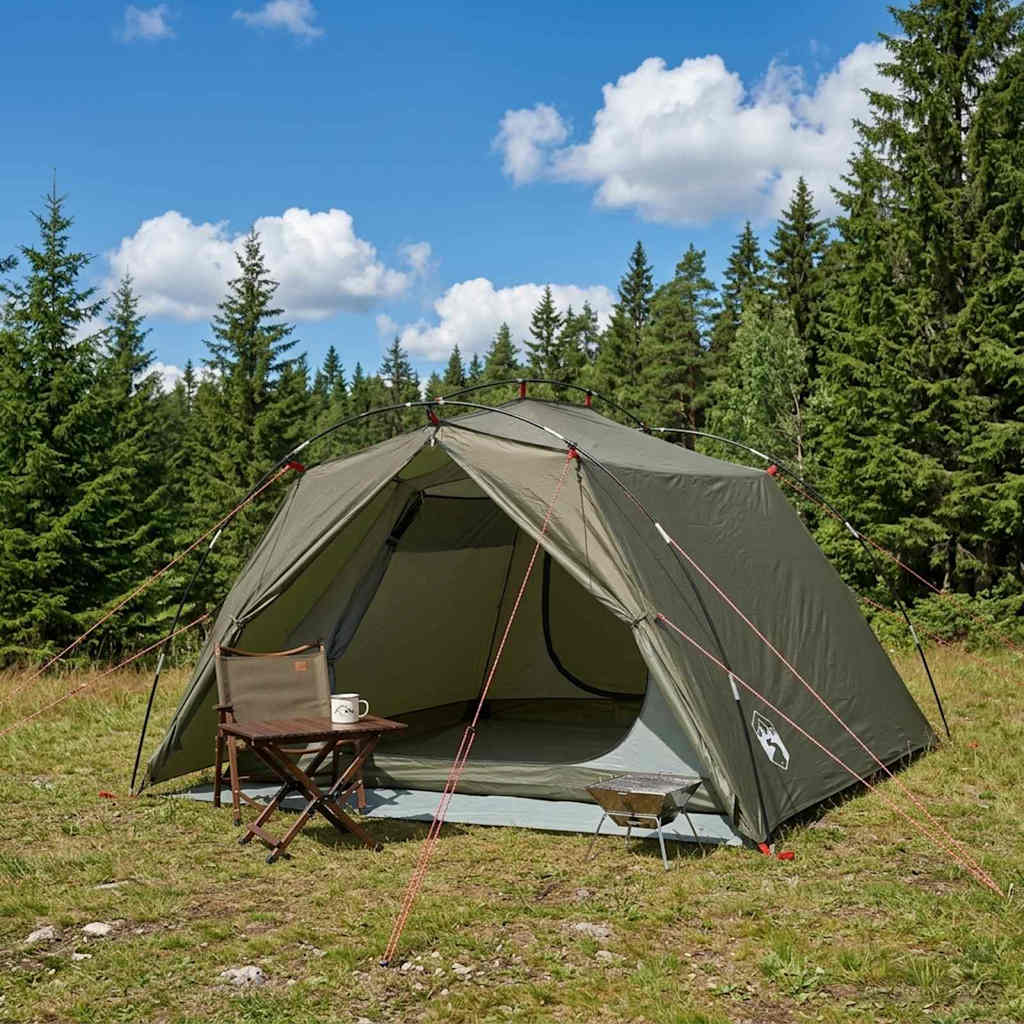 Tenda a tunnel Verde Oliva 4 persone