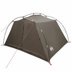 Tenda a tunnel Marrone e Grigio 4 persone