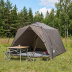 Tenda a tunnel Marrone e Grigio 2 persone
