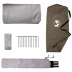Tenda da backpacking Marrone e Grigio 4 persone