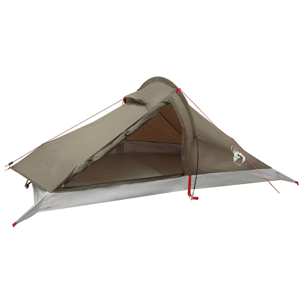 Tenda da backpacking Marrone e Grigio 4 persone
