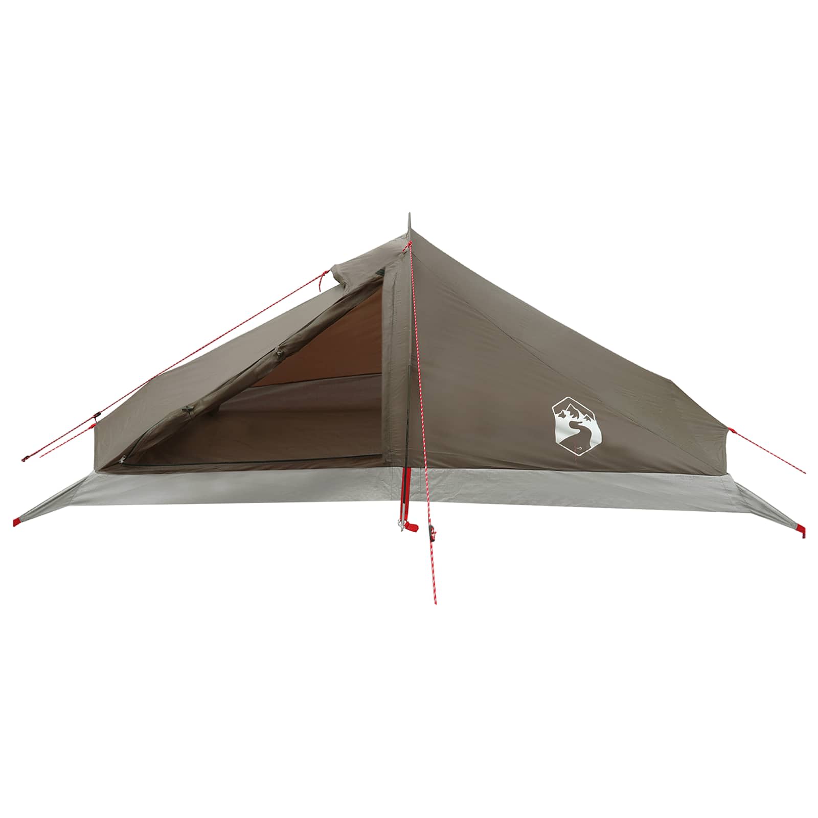 Tenda da backpacking Marrone e Grigio 4 persone