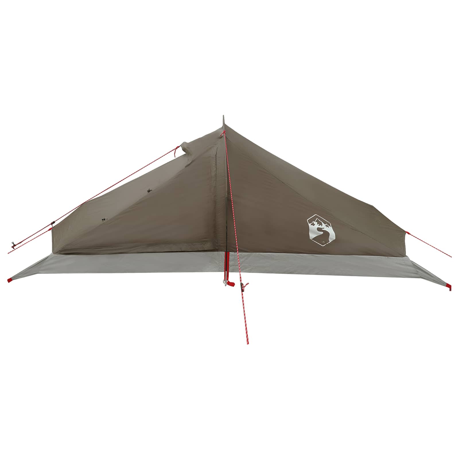 Tenda da backpacking Marrone e Grigio 4 persone