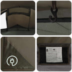 Tenda da backpacking Marrone e Grigio 2 persone