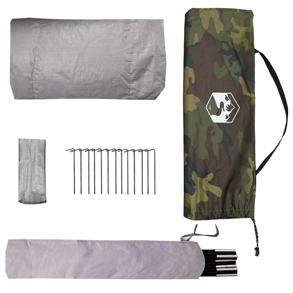 Tenda da backpacking Mimetico 2 persone