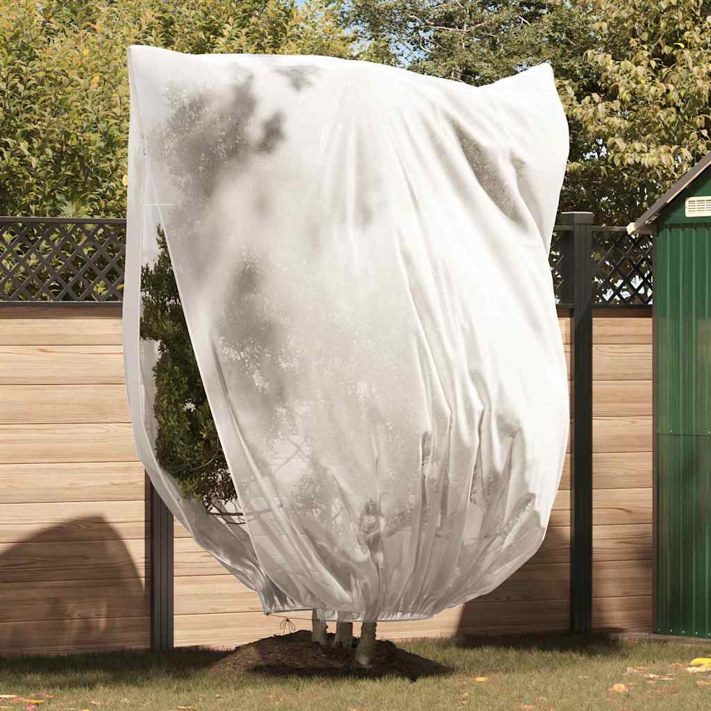 Coperture in Fleece per Protezione Antigelo delle Piante Bianco