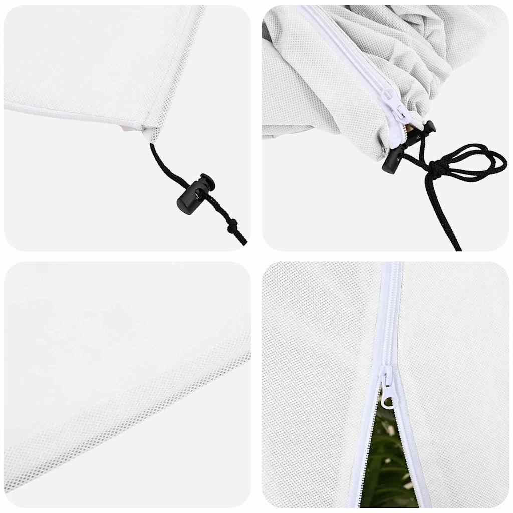 Coperture in Fleece per Protezione Antigelo delle Piante Bianco
