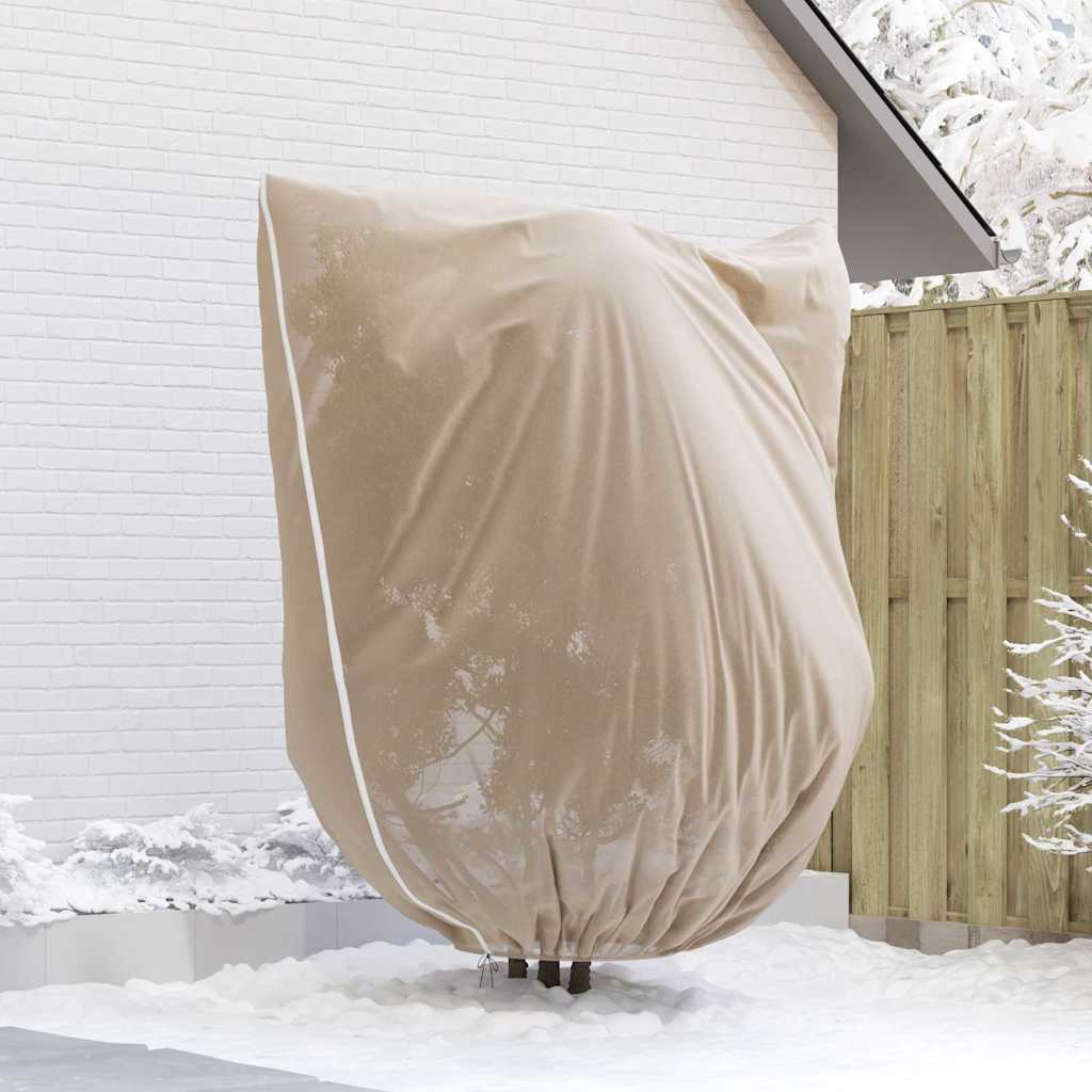 Coperture in Fleece per Protezione Antigelo delle Piante Beige