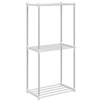 Mensola tubolare Bianco 42,5 x 27 x 91,5 cm Alluminio