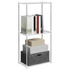Mensola tubolare Bianco 42,5 x 27 x 91,5 cm Alluminio