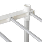 Mensola tubolare Bianco 86 x 27 x 90 cm Alluminio