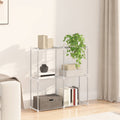 Mensola tubolare Bianco 86 x 27 x 90 cm Alluminio