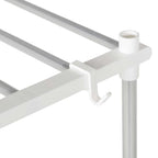 Mensola per lavatrice Bianco 70 x 27 x 136 cm Alluminio