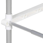 Mensola per lavatrice Bianco 70 x 27 x 136 cm Alluminio