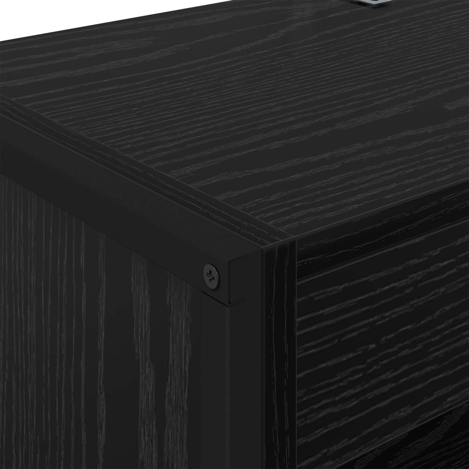 Armadio per Libri 2 pcs Rovere Nero 60 x 30 x 189,5 cm