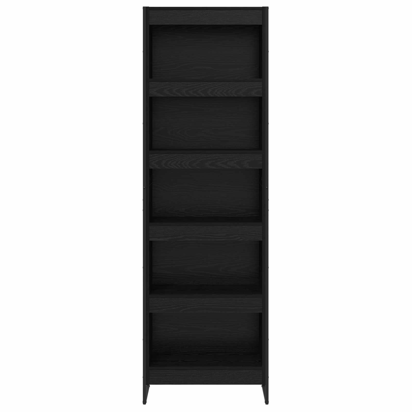 Armadio per Libri 2 pcs Rovere Nero 60 x 30 x 189,5 cm