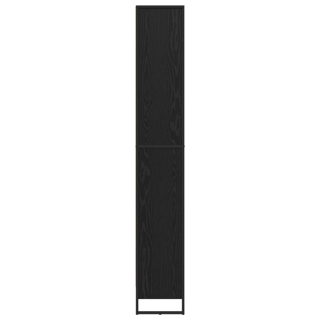 Armadio per Libri 2 pcs Rovere Nero 60 x 30 x 189,5 cm