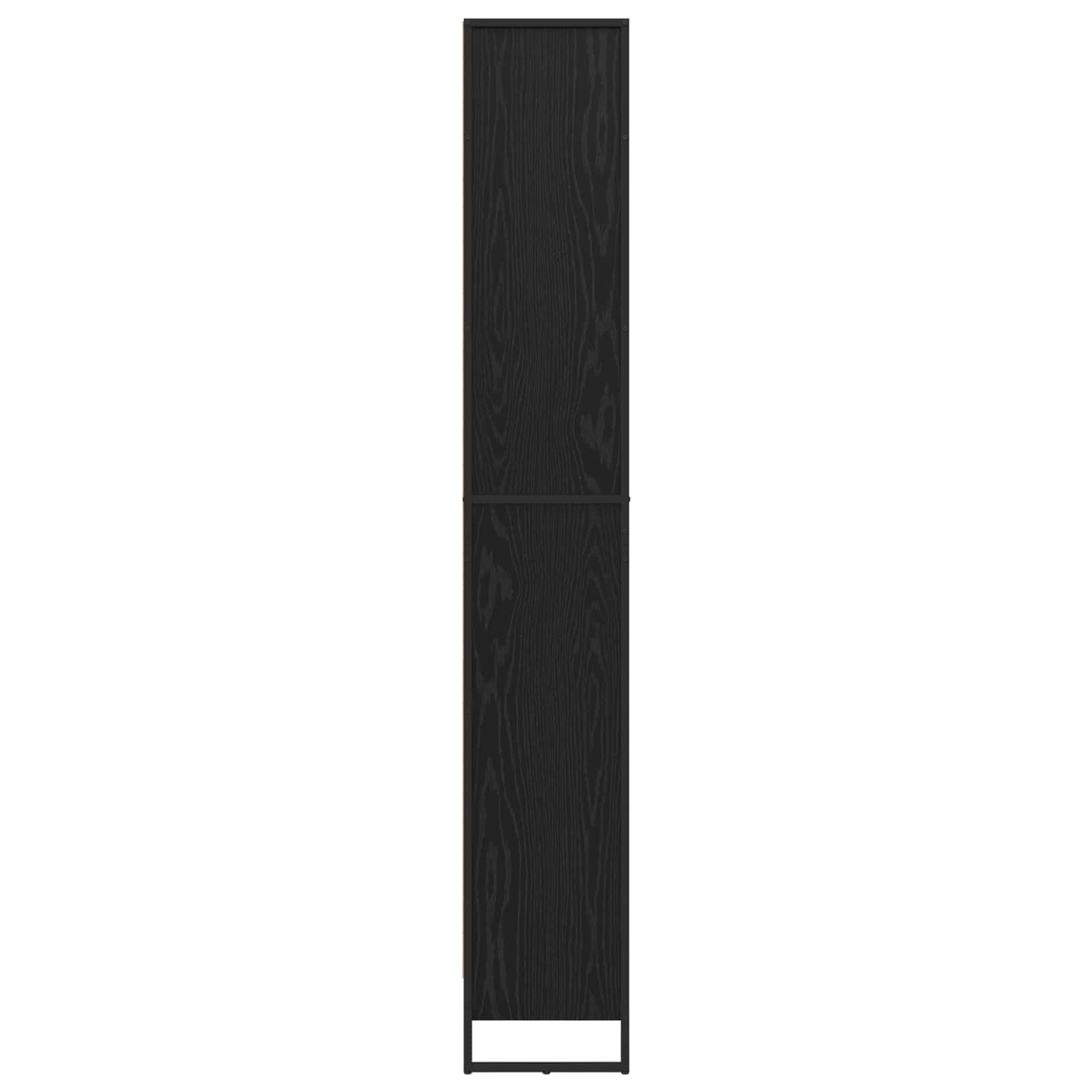Armadio per Libri 2 pcs Rovere Nero 60 x 30 x 189,5 cm