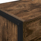 Armadio per Libri 2 pcs Quercia Fumosa 60 x 30 x 189,5 cm