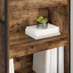 Armadio per Libri 2 pcs Quercia Fumosa 60 x 30 x 189,5 cm