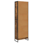 Armadio per Libri 2 pcs Quercia Fumosa 60 x 30 x 189,5 cm