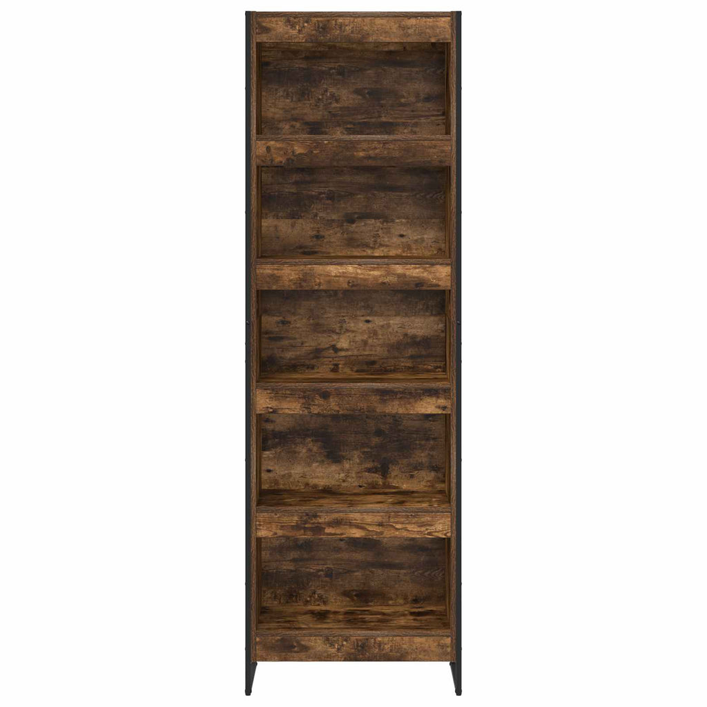 Armadio per Libri 2 pcs Quercia Fumosa 60 x 30 x 189,5 cm