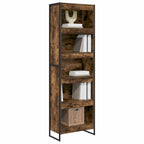 Armadio per Libri 2 pcs Quercia Fumosa 60 x 30 x 189,5 cm