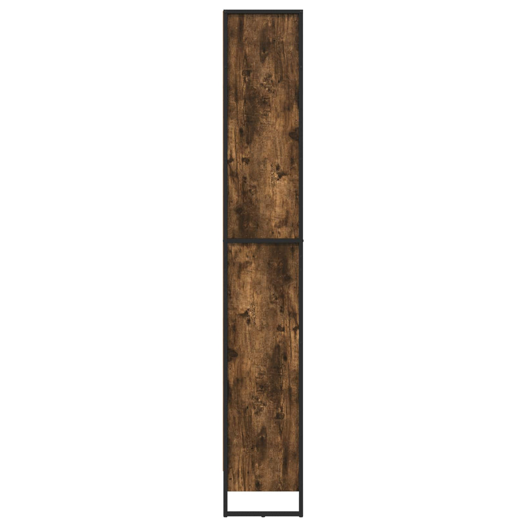 Armadio per Libri 2 pcs Quercia Fumosa 60 x 30 x 189,5 cm