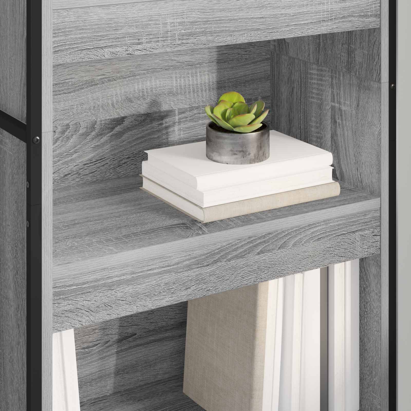 Armadio per Libri 2 pcs Grigio Sonoma 60 x 30 x 189,5 cm