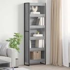 Armadio per Libri 2 pcs Grigio Sonoma 60 x 30 x 189,5 cm