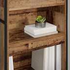 Armadio per Libri 2 pcs Legno vecchio 60 x 30 x 189,5 cm