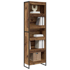 Armadio per Libri 2 pcs Legno vecchio 60 x 30 x 189,5 cm