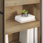 Armadio per Libri 2 pcs Rovere Artigianale 60 x 30 x 189,5 cm