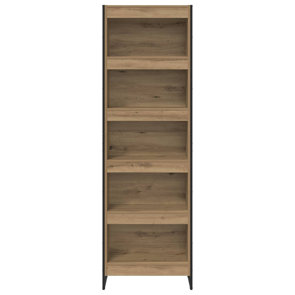 Armadio per Libri 2 pcs Rovere Artigianale 60 x 30 x 189,5 cm