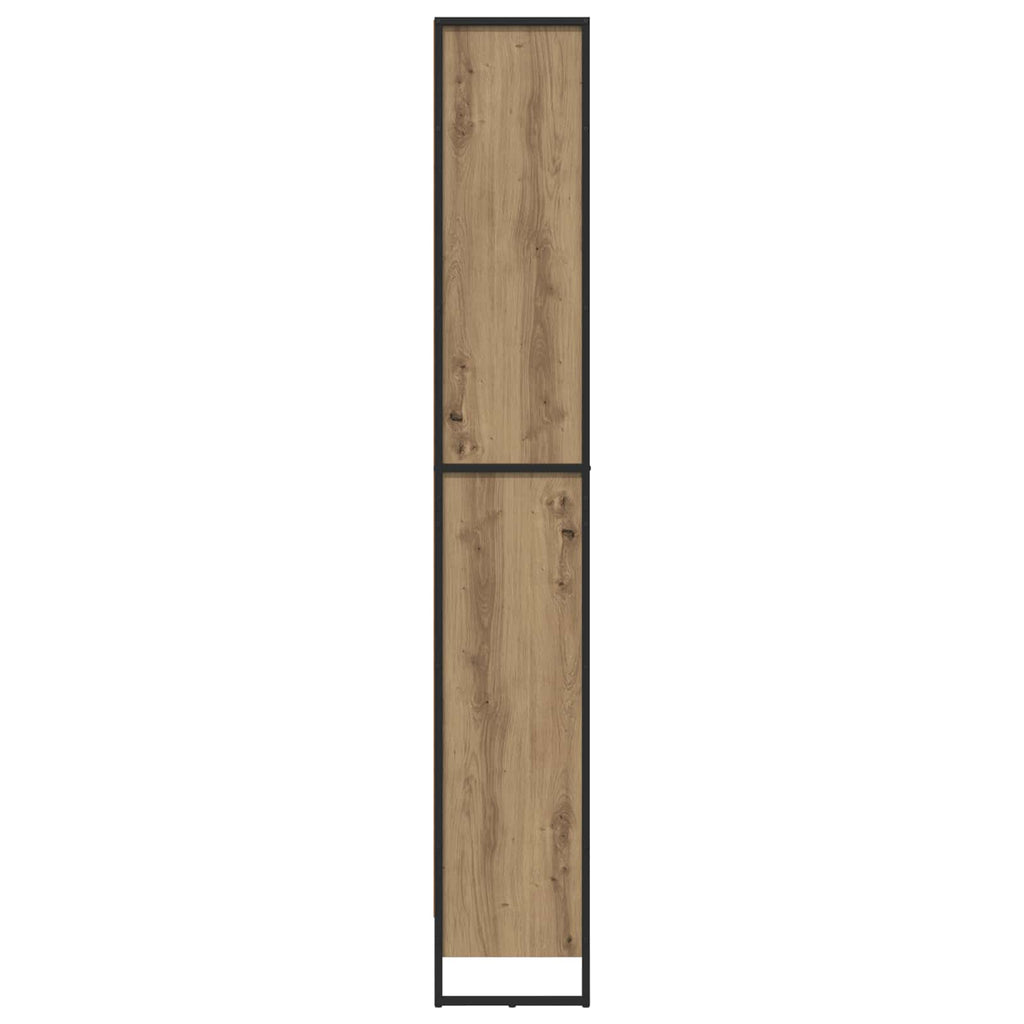 Armadio per Libri 2 pcs Rovere Artigianale 60 x 30 x 189,5 cm