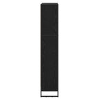 Armadio per Libri 2 pcs Rovere Nero 80 x 30 x 155 cm