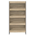 Armadio per Libri 2 pcs Sonoma 80 x 30 x 155 cm