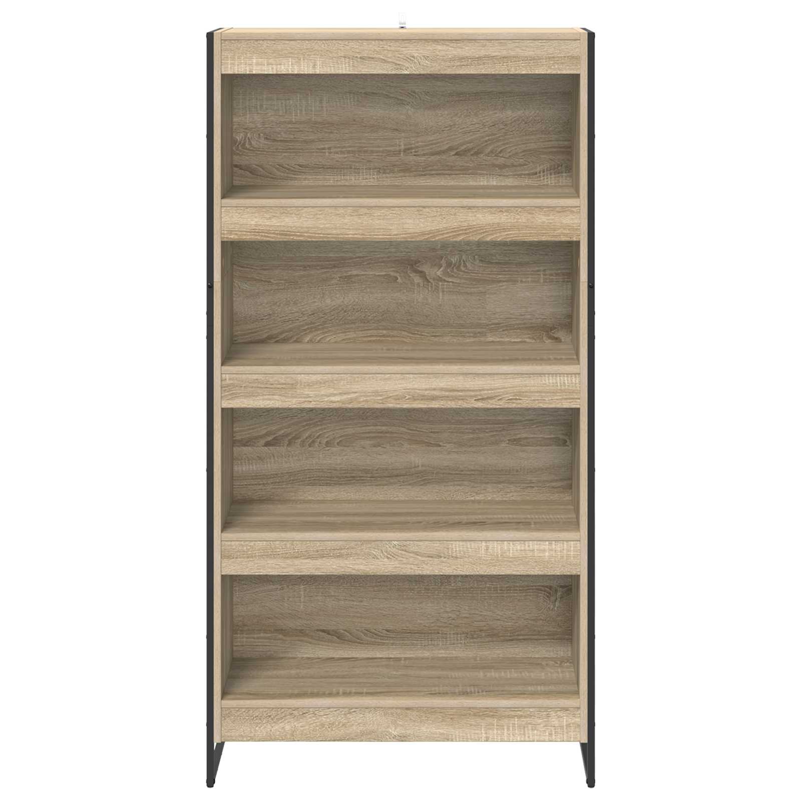 Armadio per Libri 2 pcs Sonoma 80 x 30 x 155 cm