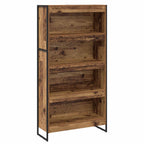 Armadio per Libri 2 pcs Legno vecchio 80 x 30 x 155 cm