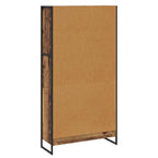 Armadio per Libri 2 pcs Legno vecchio 80 x 30 x 155 cm