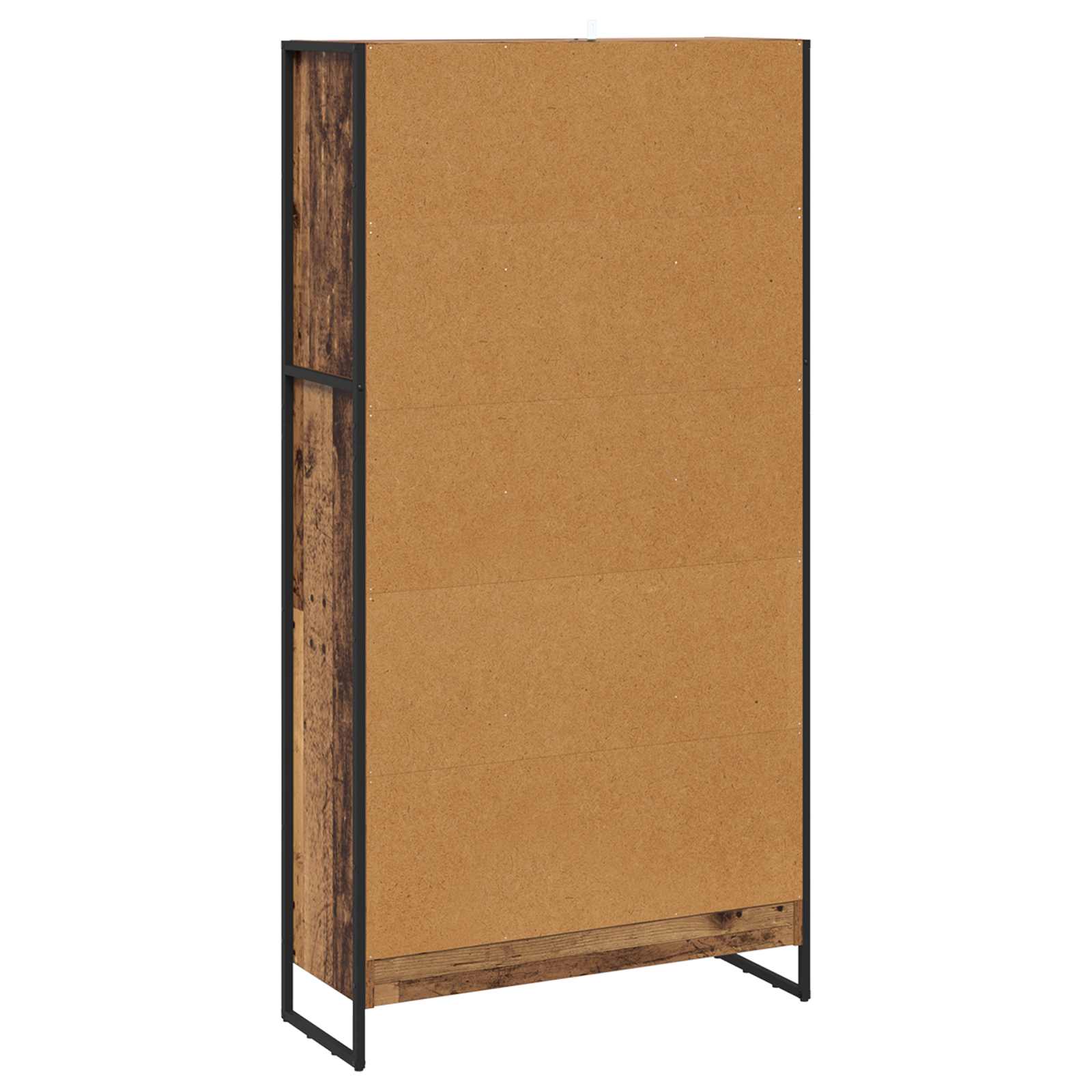 Armadio per Libri 2 pcs Legno vecchio 80 x 30 x 155 cm