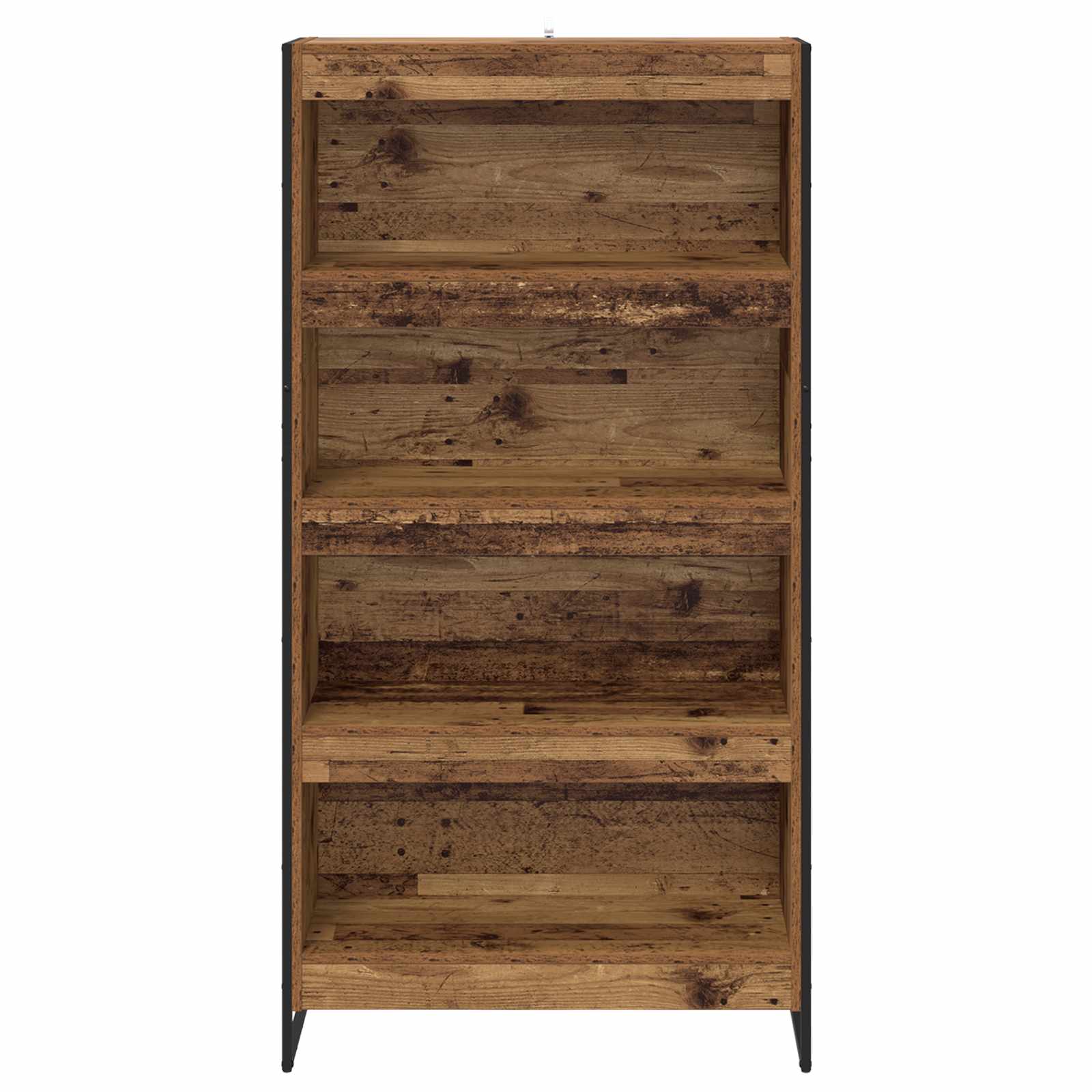 Armadio per Libri 2 pcs Legno vecchio 80 x 30 x 155 cm