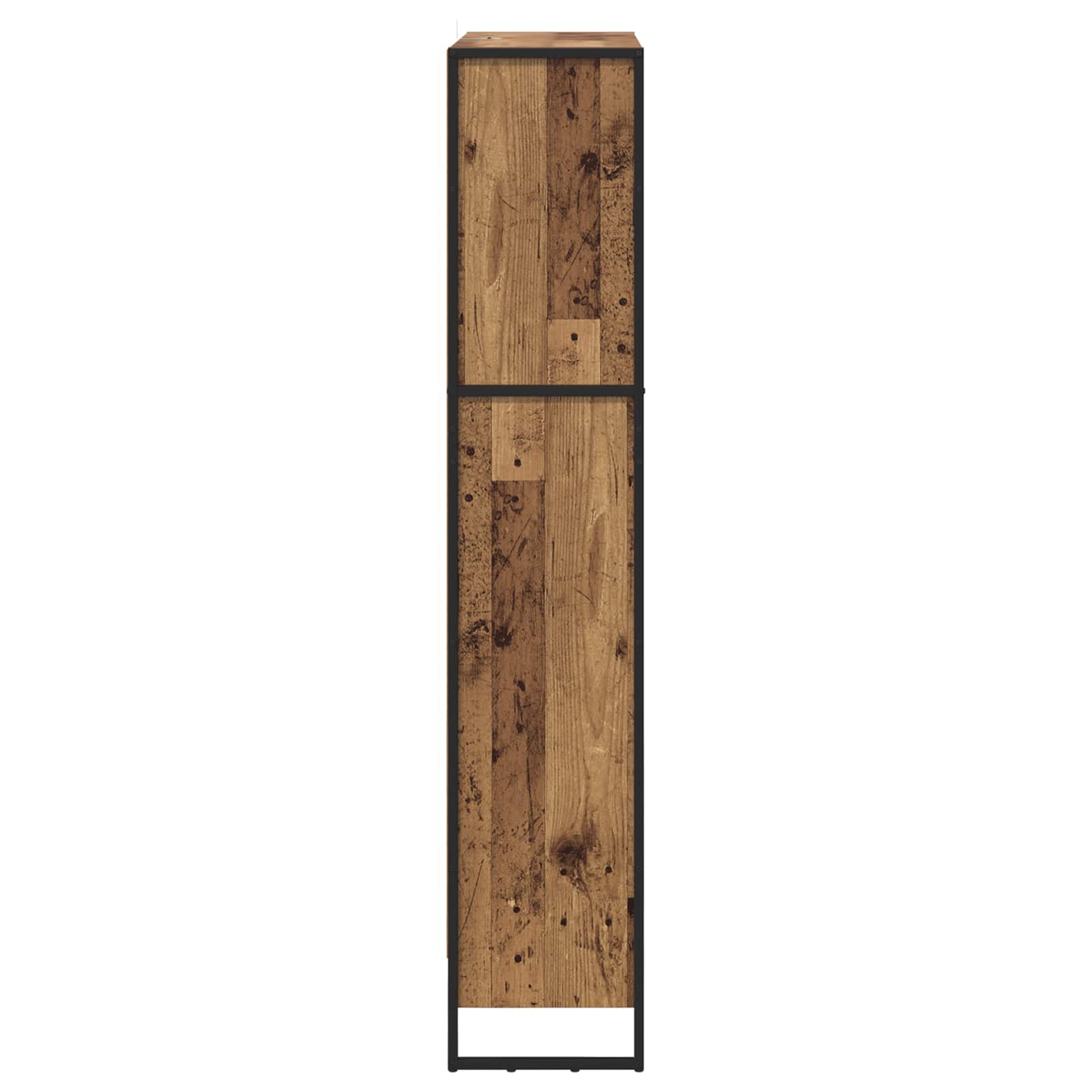 Armadio per Libri 2 pcs Legno vecchio 80 x 30 x 155 cm
