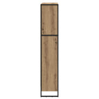 Armadio per Libri 2 pcs Rovere Artigianale 80 x 30 x 155 cm