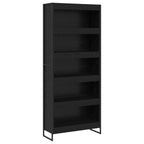 Armadio per Libri 2 pcs Rovere Nero 80 x 30 x 189,5 cm