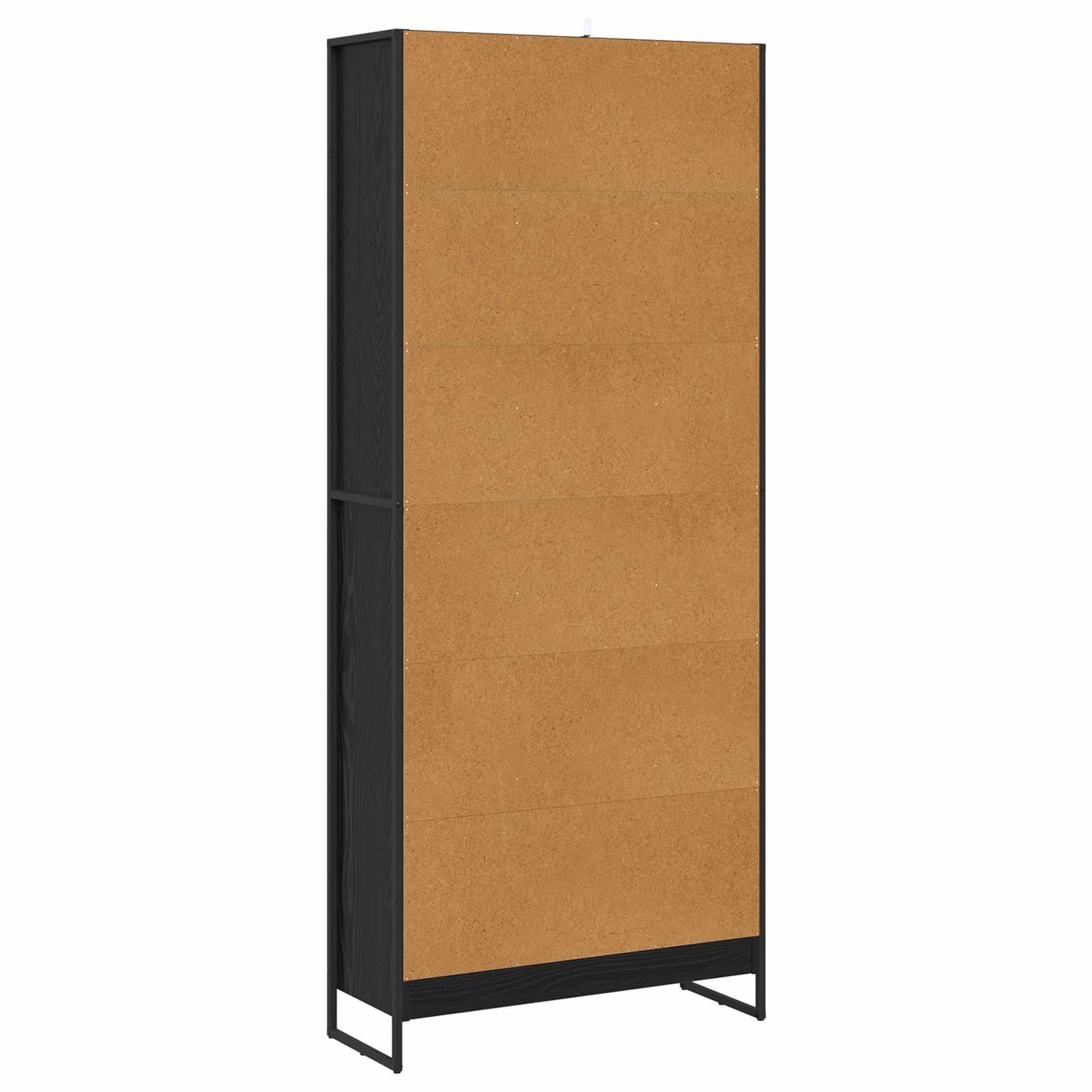 Armadio per Libri 2 pcs Rovere Nero 80 x 30 x 189,5 cm